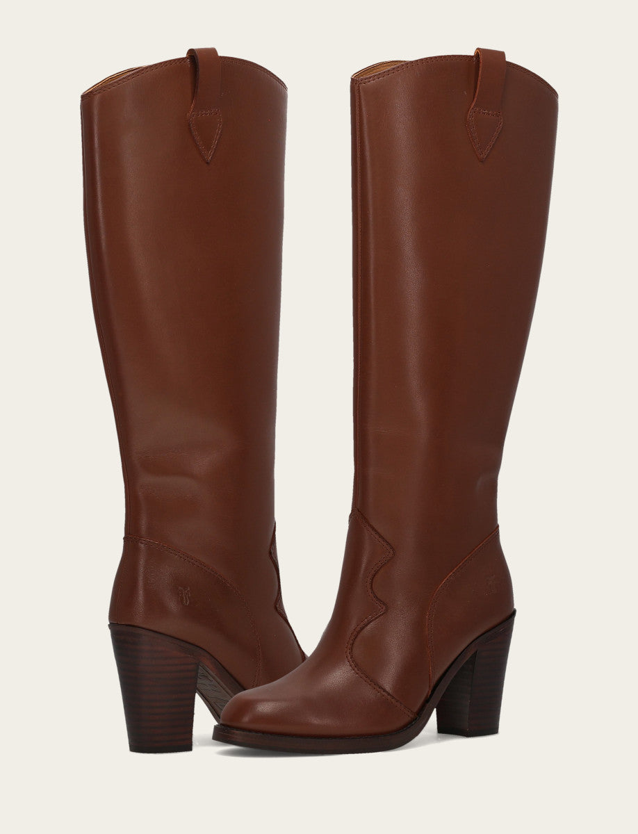 Walnut Boots Frye Women's Walnut Corinne Tall Boot
