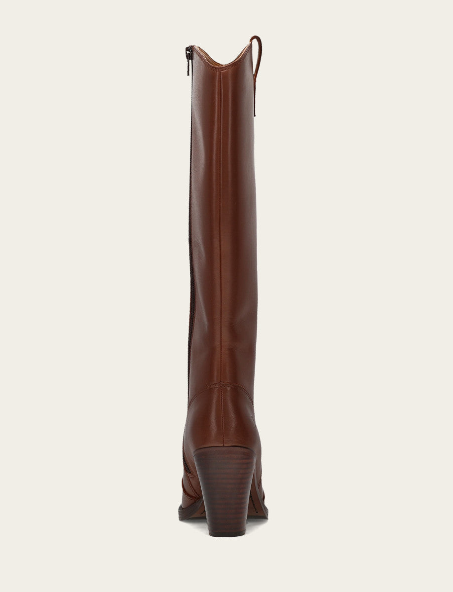 Walnut Boots Frye Women's Walnut Corinne Tall Boot