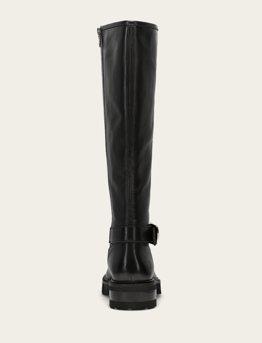 Black Boots Frye Women's Black Olivia Buckle Tall Boot