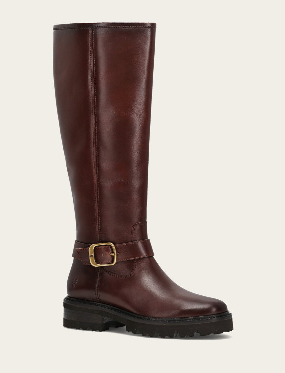 Bourbon Boots Frye Women's Bourbon Olivia Buckle Tall Boot
