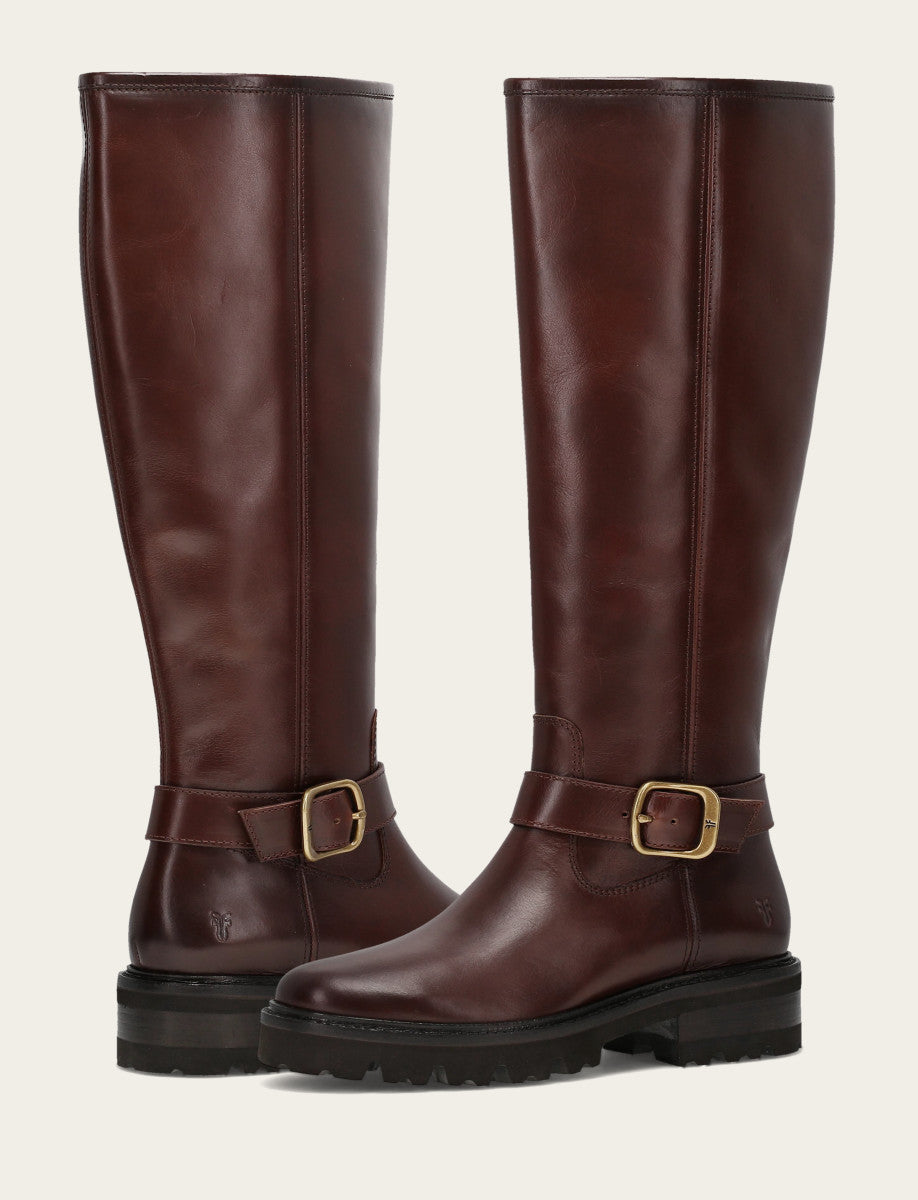 Bourbon Boots Frye Women's Bourbon Olivia Buckle Tall Boot