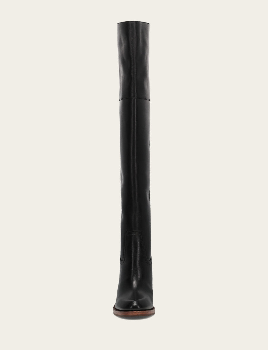 Black Boots Frye Women's Black Corinne Over The Knee Boot