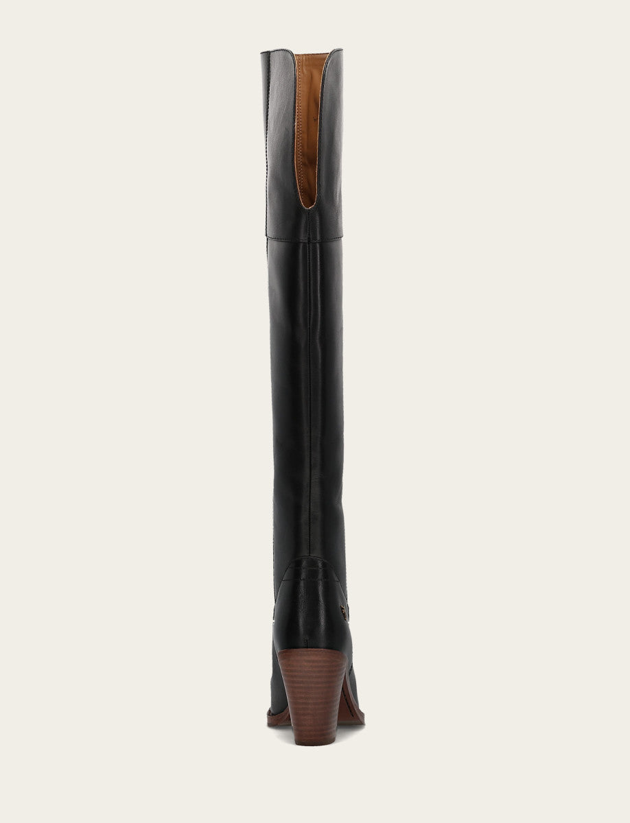 Black Boots Frye Women's Black Corinne Over The Knee Boot