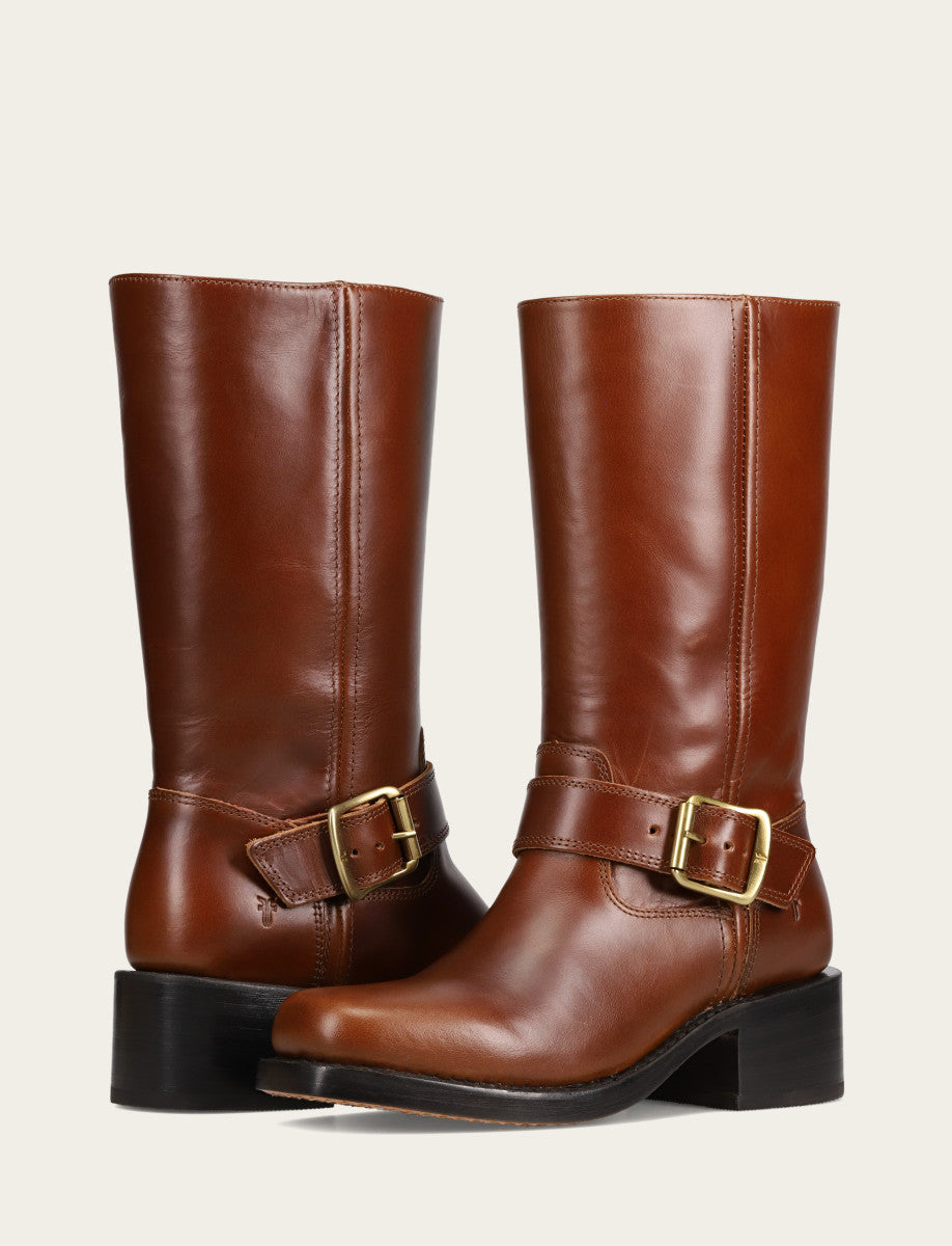 Saddle Boots Frye Women's Saddle Campus Buckle Boot