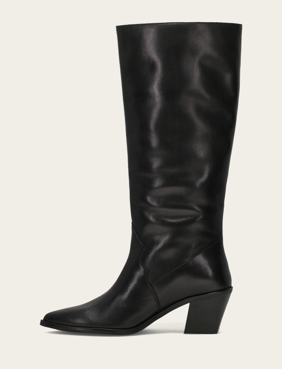 Black Boots Frye Women's Black Sara Slouchy Boot