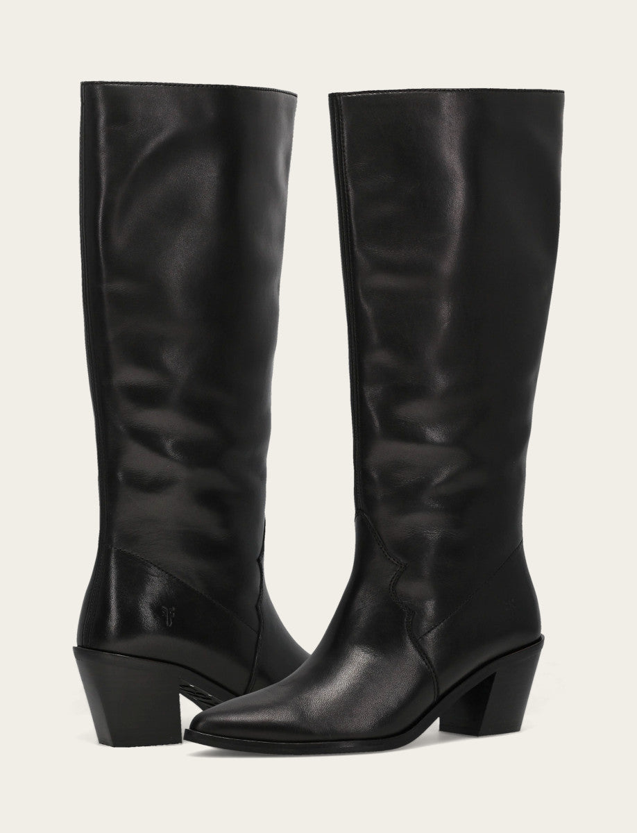Black Boots Frye Women's Black Sara Slouchy Boot