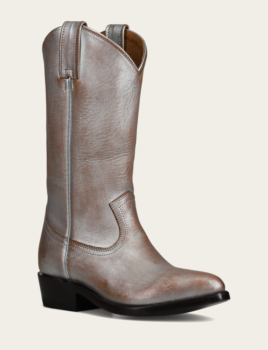 Silver Boots Frye Women's Silver Billy Pull On Boot