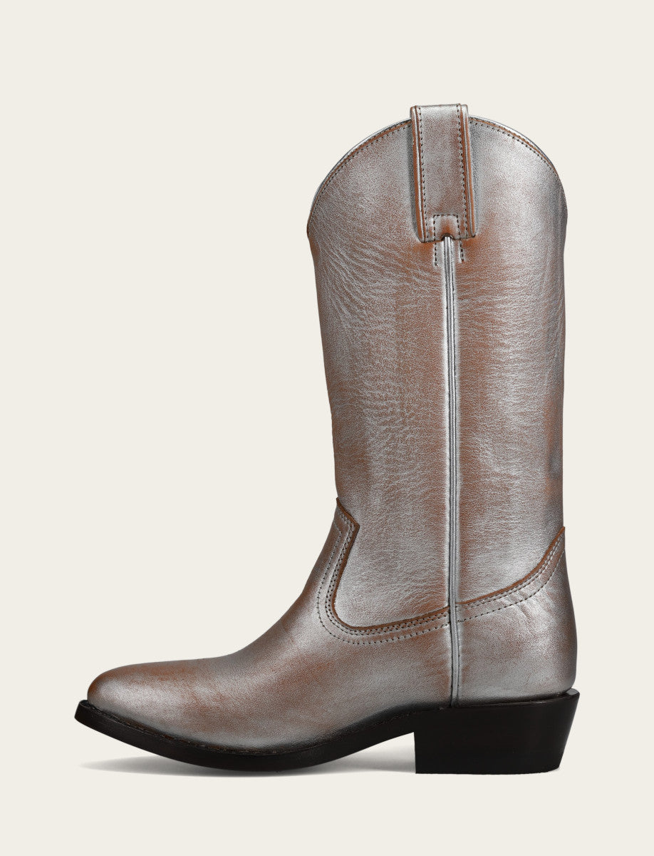 Silver Boots Frye Women's Silver Billy Pull On Boot