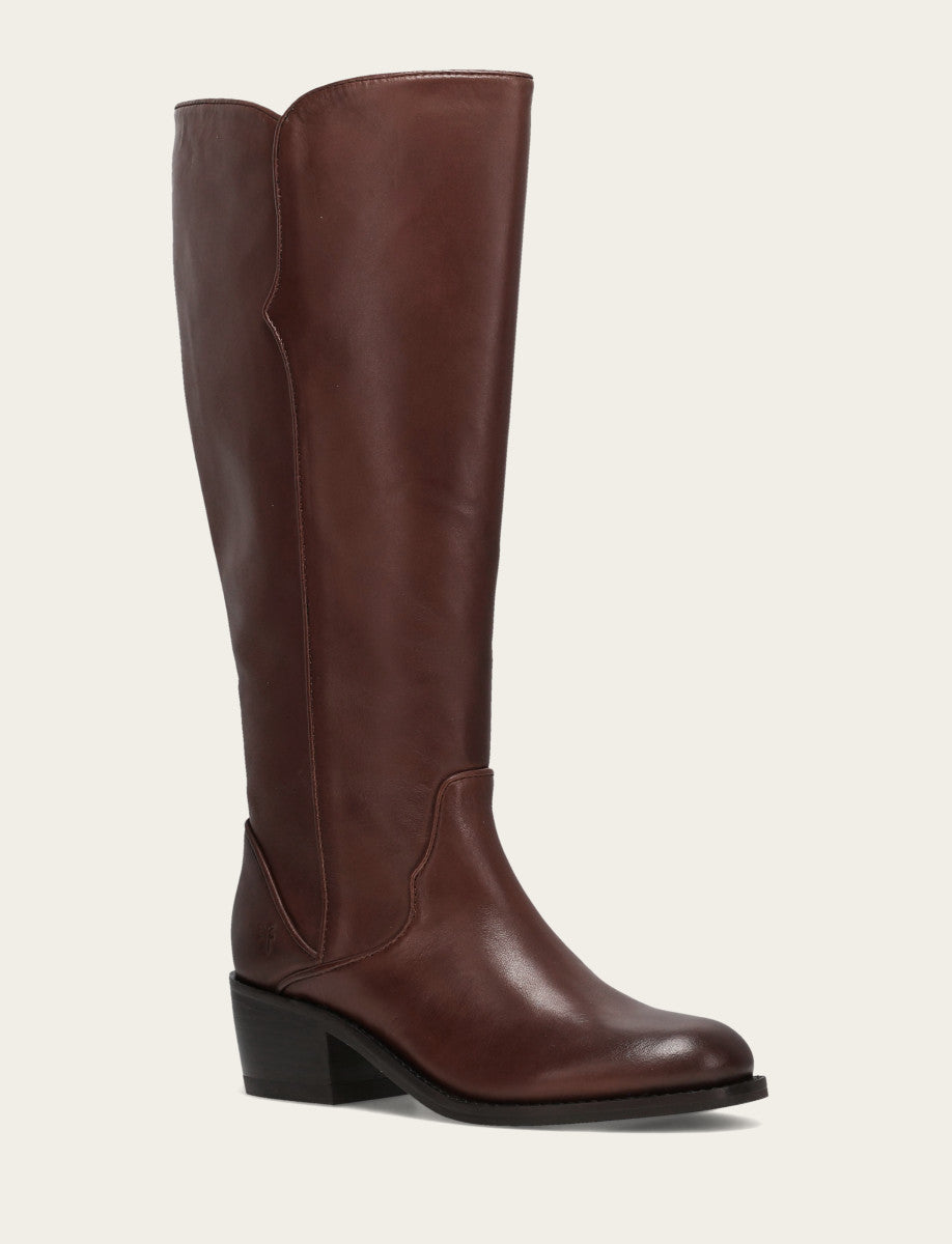 Saddle Boots|Wide Calf Boots Frye Women's Saddle Carson 2 Piping Tall Wide Calf Boot