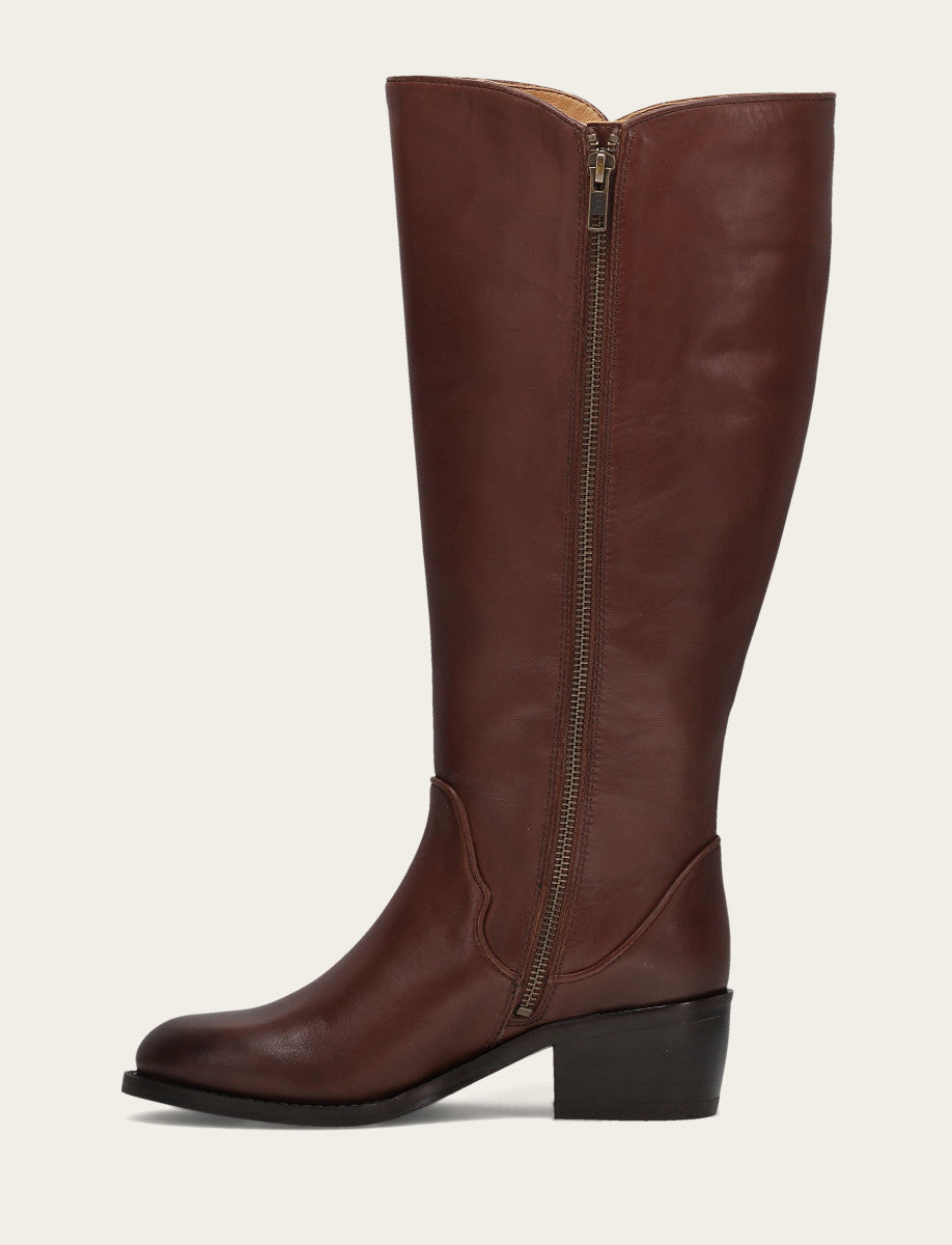 Saddle Boots|Wide Calf Boots Frye Women's Saddle Carson 2 Piping Tall Wide Calf Boot