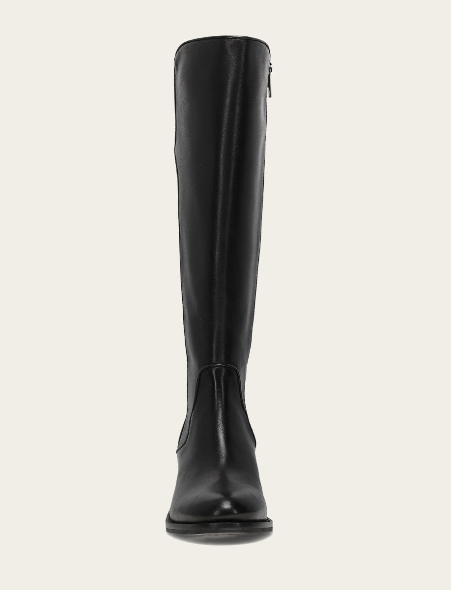 Black Boots Frye Women's Black Carson 2 Piping Tall Boot
