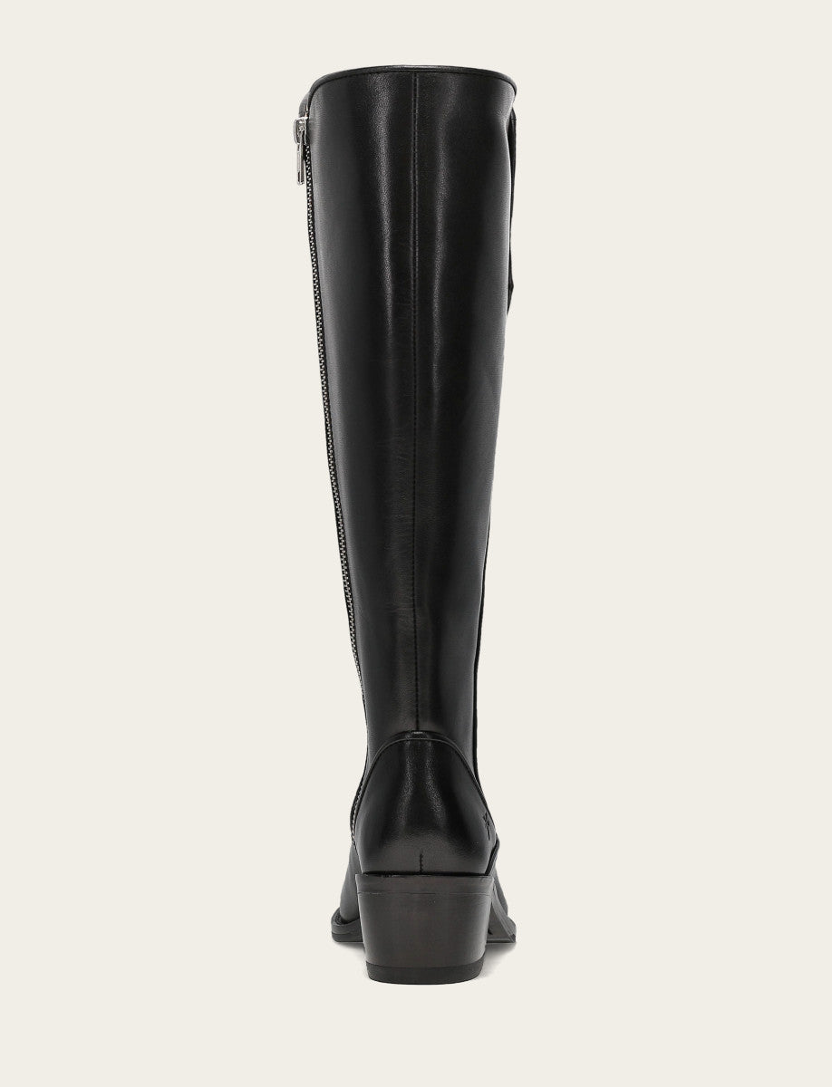 Black Boots Frye Women's Black Carson 2 Piping Tall Boot