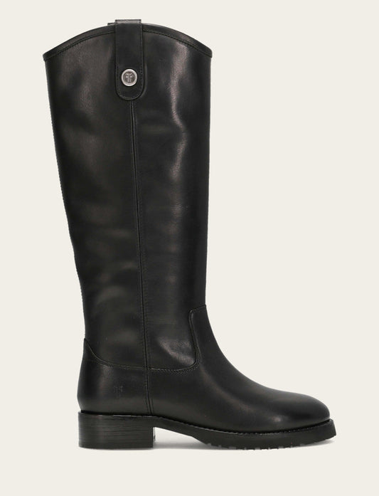 Black Boots|Wide Calf Boots Frye Women’s Black Wide Calf Melissa Lug Button Tall Boots | Frye