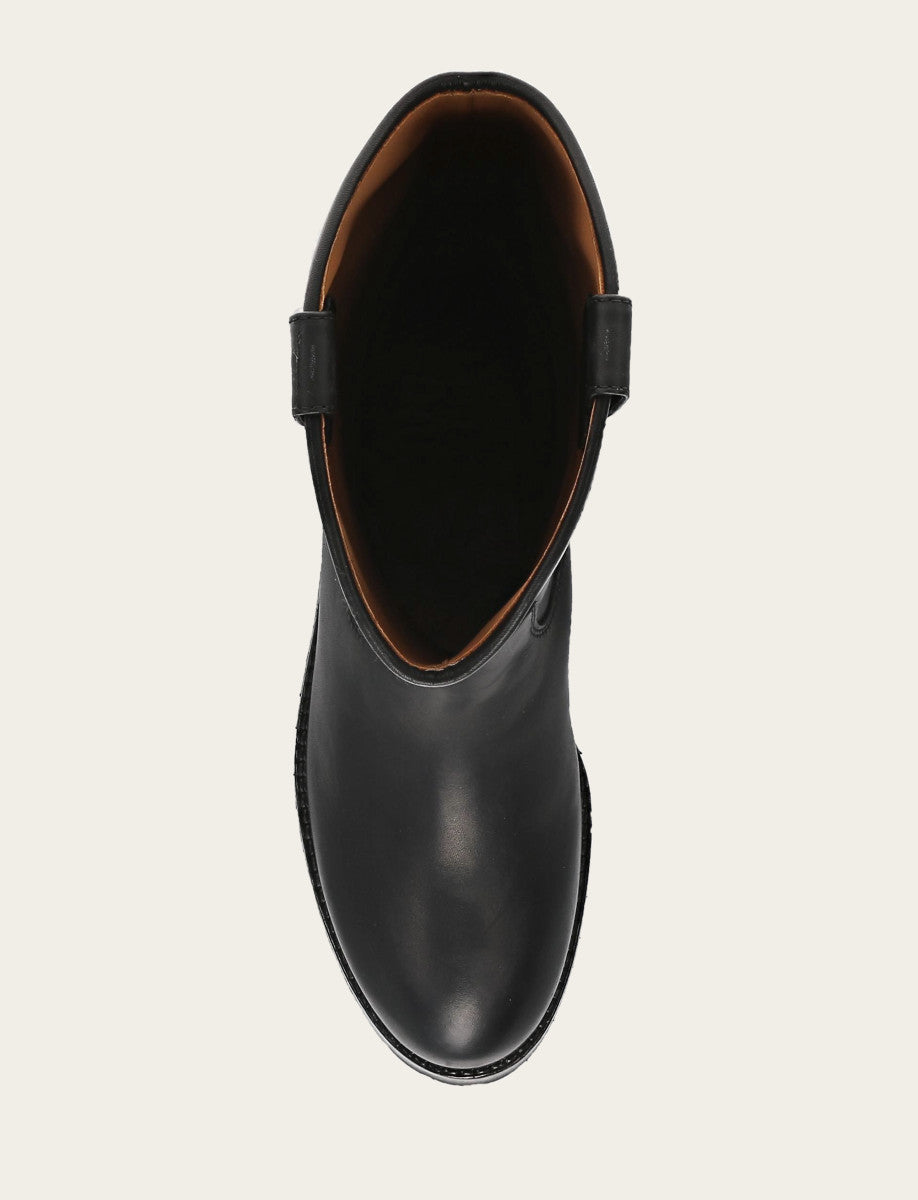 Black Boots|Wide Calf Boots Frye Women’s Black Wide Calf Melissa Lug Button Tall Boots | Frye