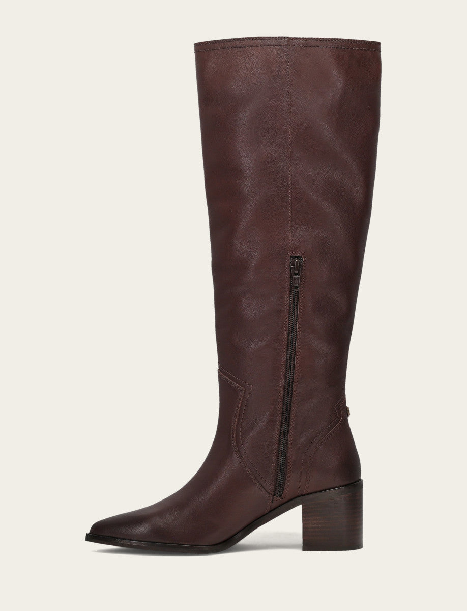 Cocoa Boots Frye Women's Cocoa Sadie Softy Tall Boot