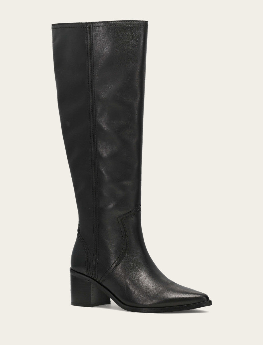Black Boots|Wide Calf Boots Frye Women's Black Sadie Softy Tall Wide Calf Boot