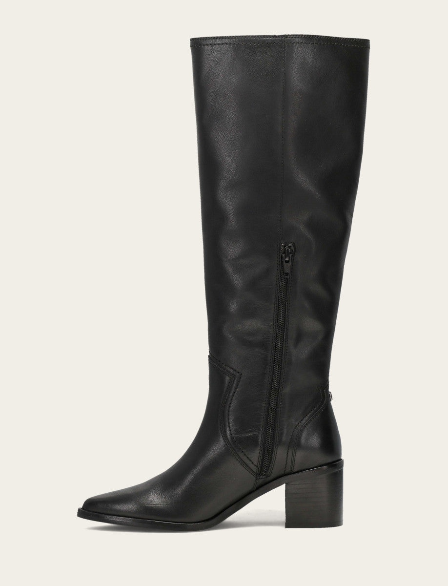 Black Boots|Wide Calf Boots Frye Women's Black Sadie Softy Tall Wide Calf Boot