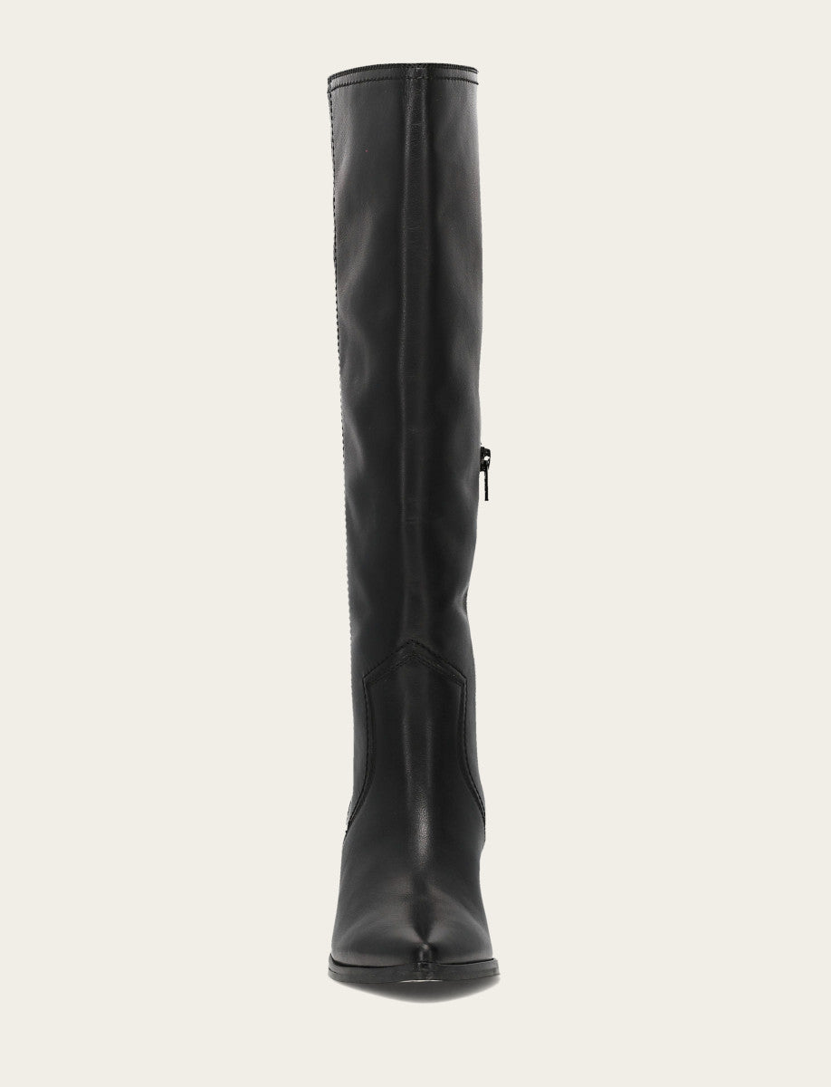 Black Boots|Wide Calf Boots Frye Women's Black Sadie Softy Tall Wide Calf Boot