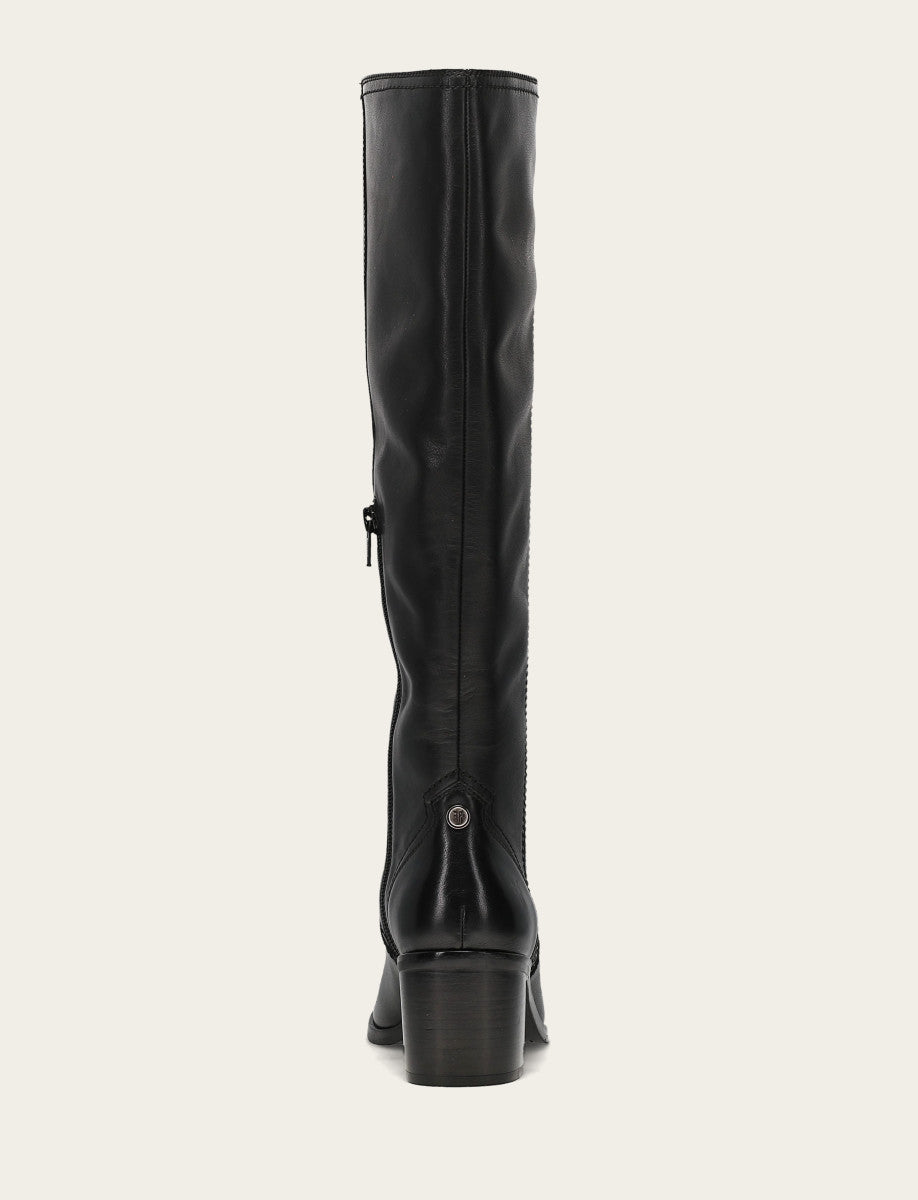 Black Boots|Wide Calf Boots Frye Women's Black Sadie Softy Tall Wide Calf Boot