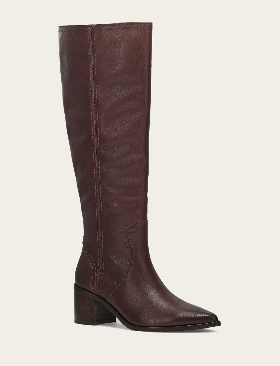 Cocoa Boots|Wide Calf Boots Frye Women's Cocoa Sadie Softy Tall Wide Calf Boot