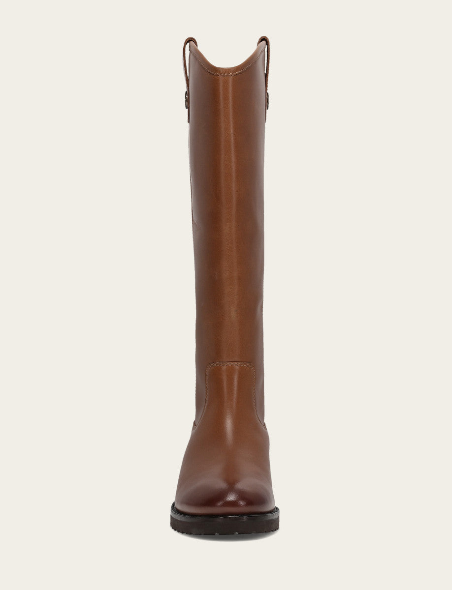 Tan Boots|Wide Calf Boots Frye Women's Tan Melissa Lug Button Tall Wide Calf Boot