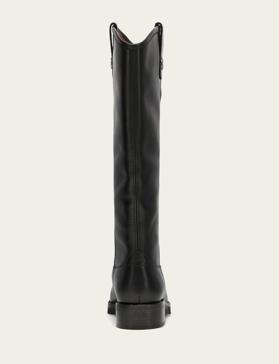 Black Boots Frye Women's Black Melissa Lug Button Tall Boot
