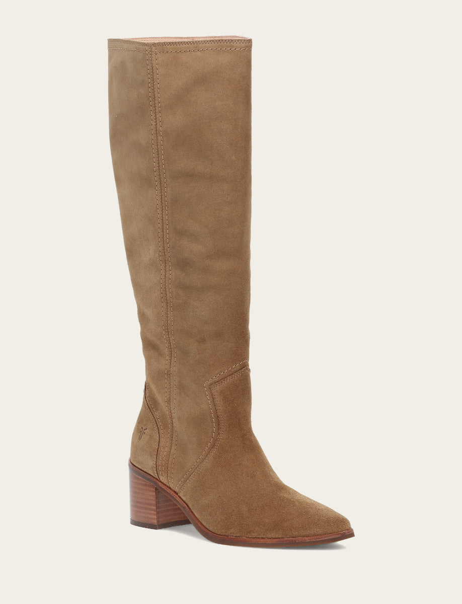 Almond Boots Frye Women's Almond Sadie Softy Tall Boots