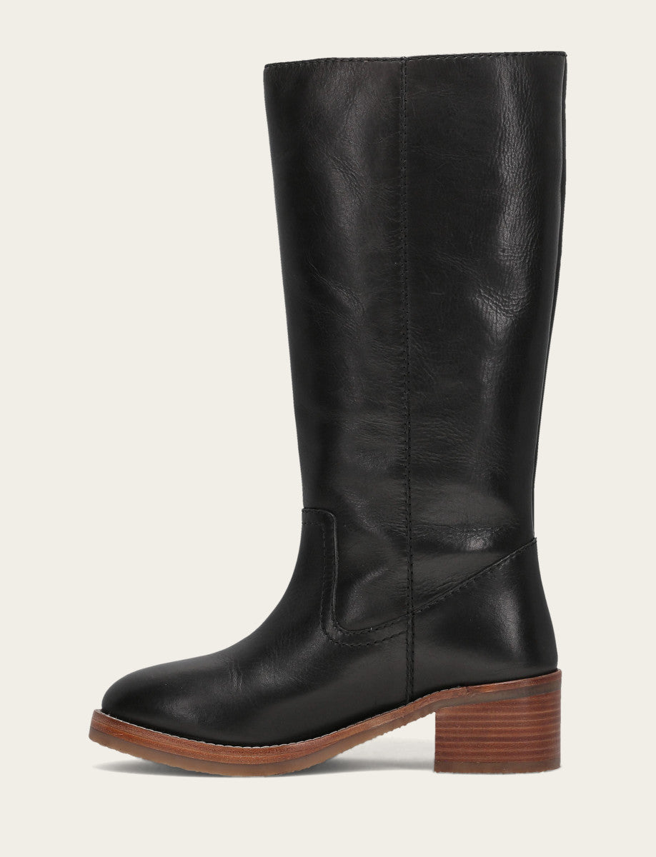 Black Boots Frye Women's Black Andrea 14R Boot