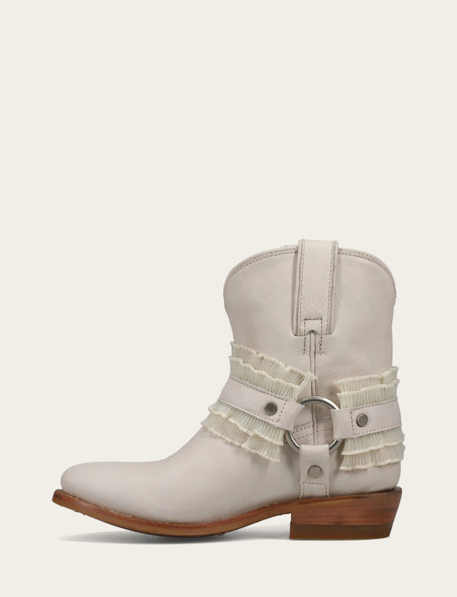 Ivory Boots Frye Women's Ivory Billy Harness Ruffle Boots
