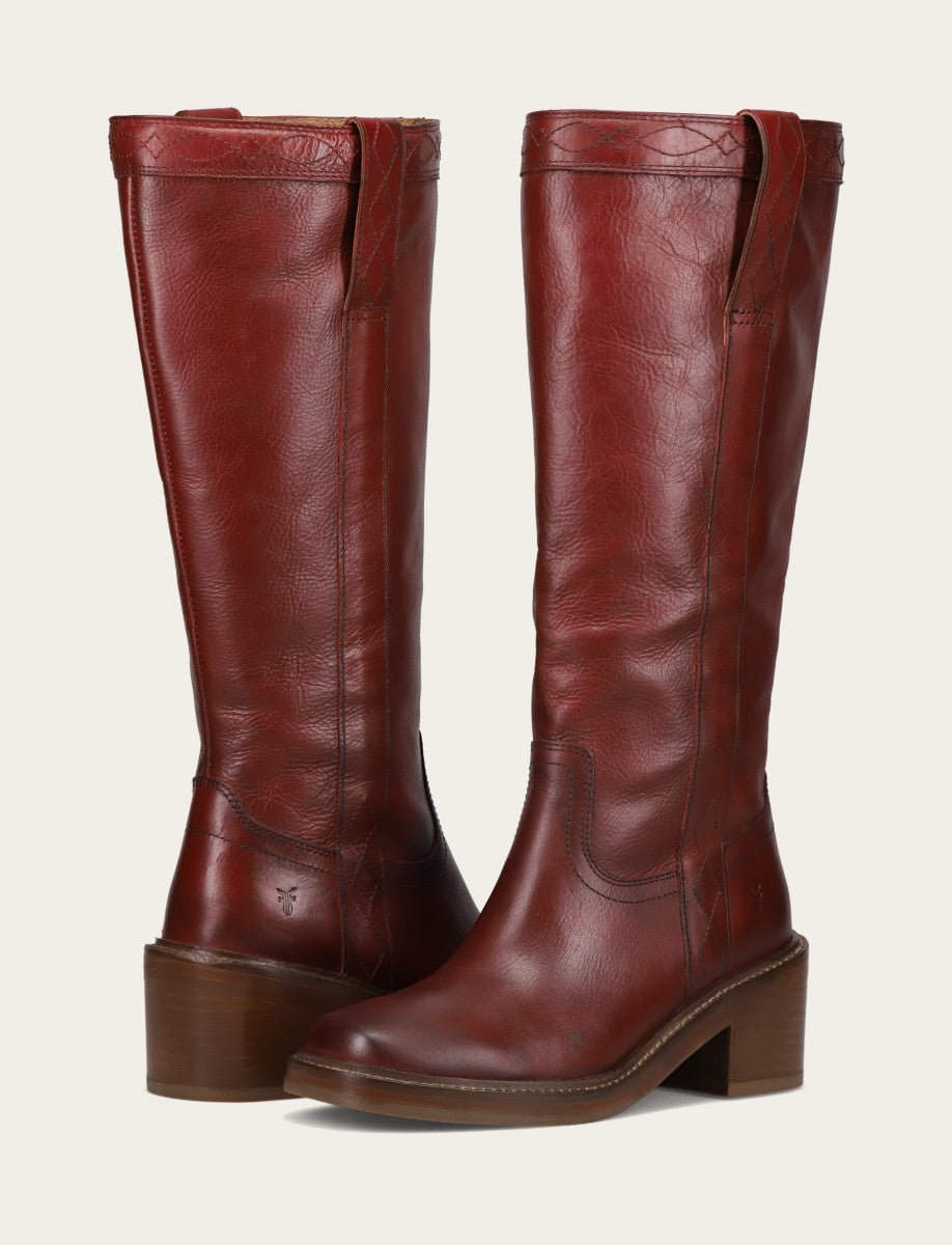 Merlot Boots|Wide Calf Boots Frye Women's Merlot Kate Pull On Wide Calf Boot