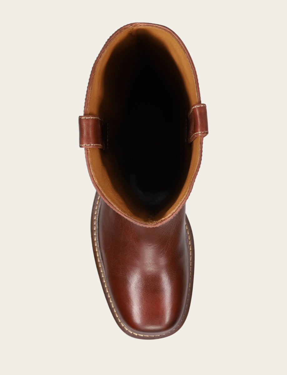 Auburn Boots Frye Auburn Kate Deco Stitch Boot