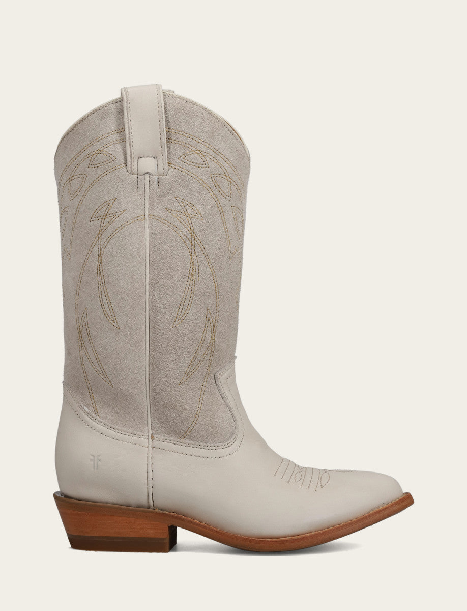 Ivory Boots Frye Ivory Billy Pull On Deco Stitch Boot