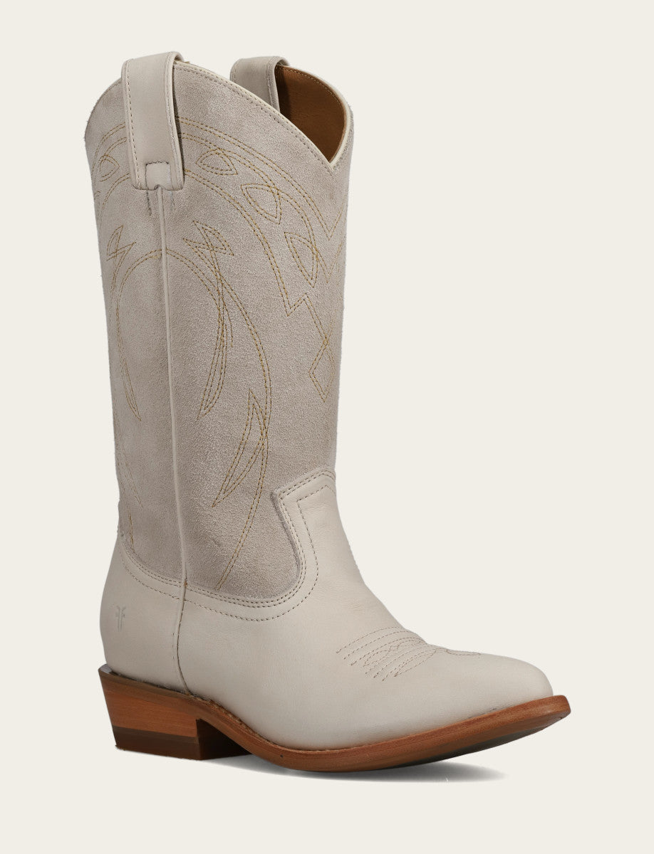 Ivory Boots Frye Ivory Billy Pull On Deco Stitch Boot