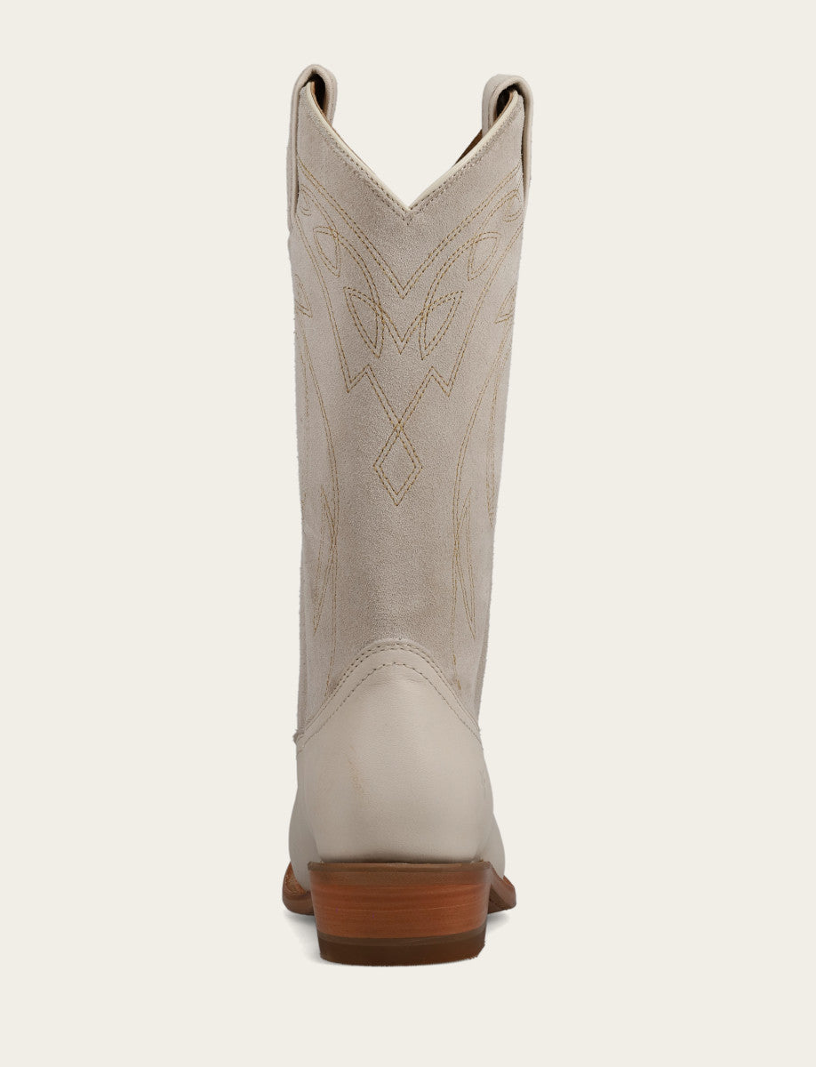 Ivory Boots Frye Ivory Billy Pull On Deco Stitch Boot