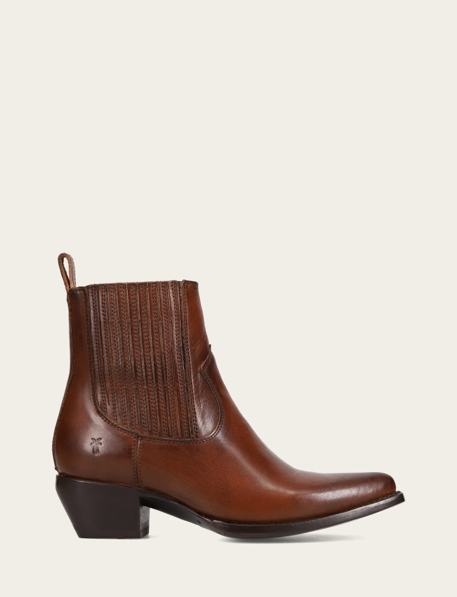 Walnut Booties Frye Women's Walnut Sacha Chelsea Boot