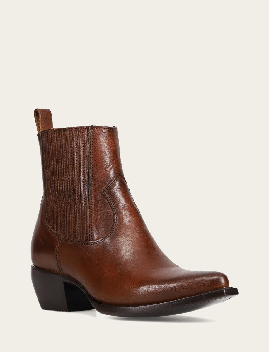 Walnut Booties Frye Women's Walnut Sacha Chelsea Boot