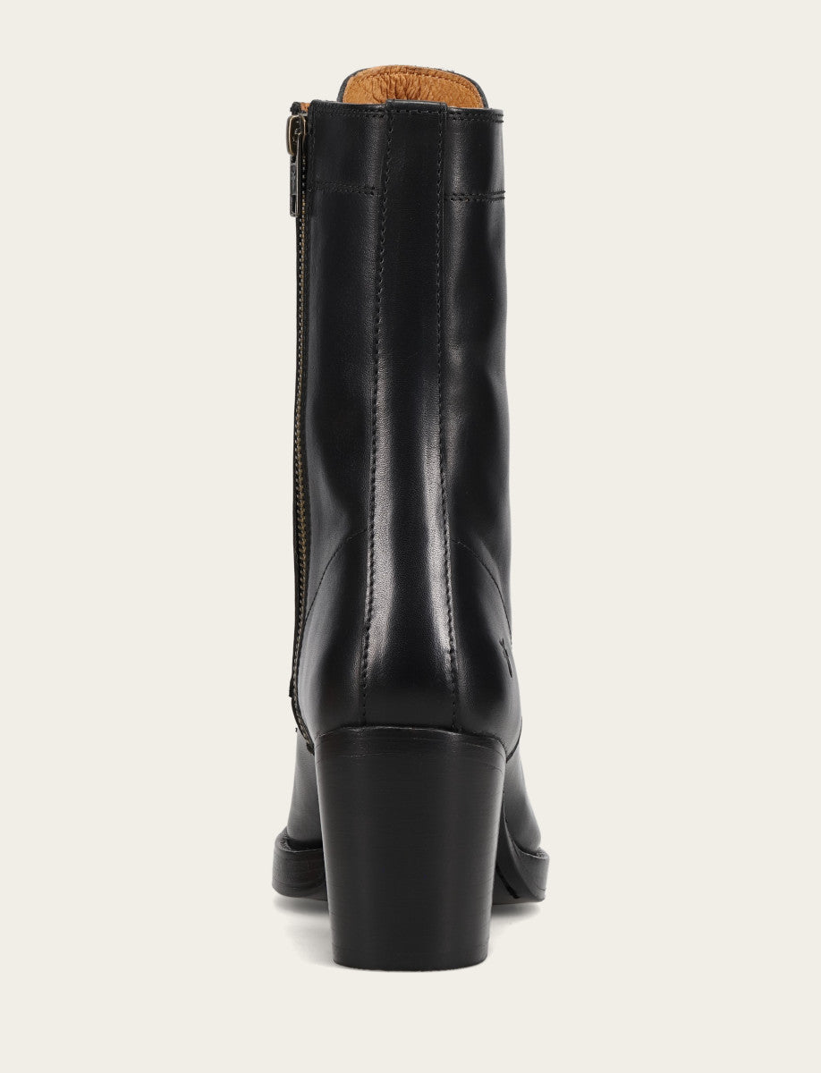 Black Booties Frye Women's Black Jean Lace Up Boot