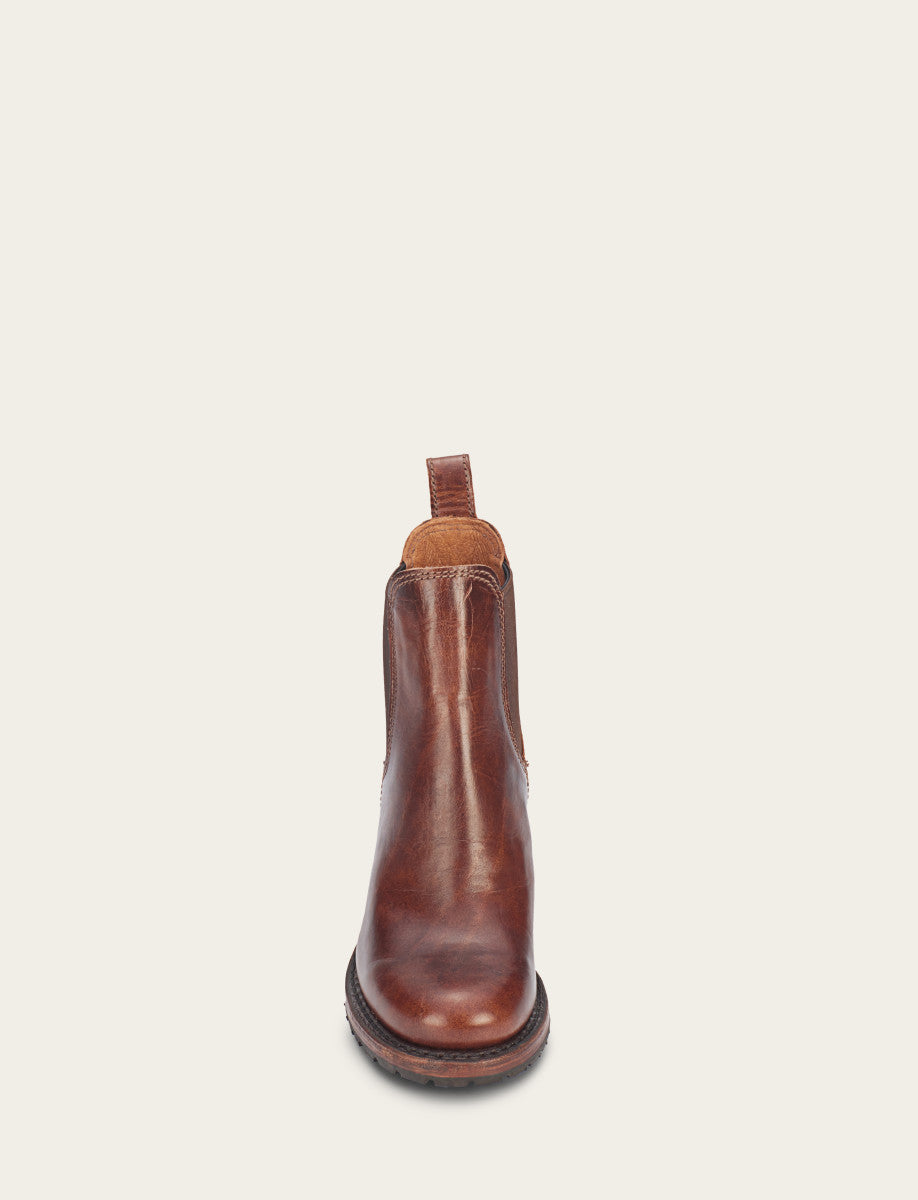 Cognac Booties Frye Women's Cognac Sabrina Chelsea Boots