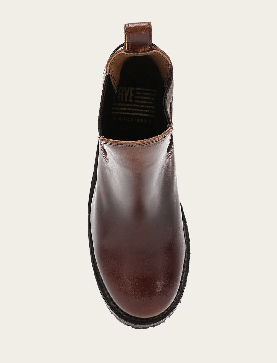 Cognac Booties Frye Women's Cognac Sabrina Chelsea Boots