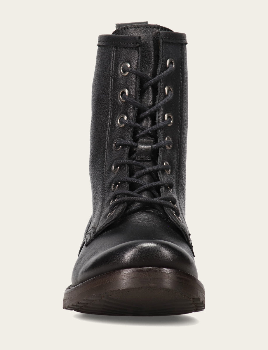 Black Booties Frye Women's Black Veronica Flex Combat Booties
