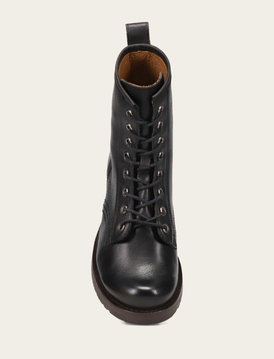 Black Booties Frye Women's Black Veronica Flex Combat Booties