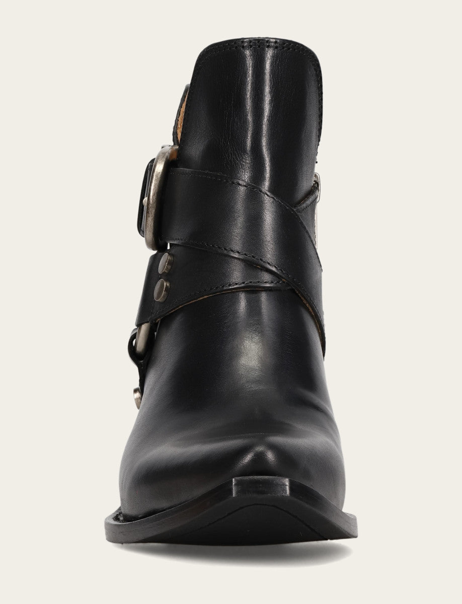 Black Booties Frye Women’s Black Sacha Multi-Strap Ankle Booties