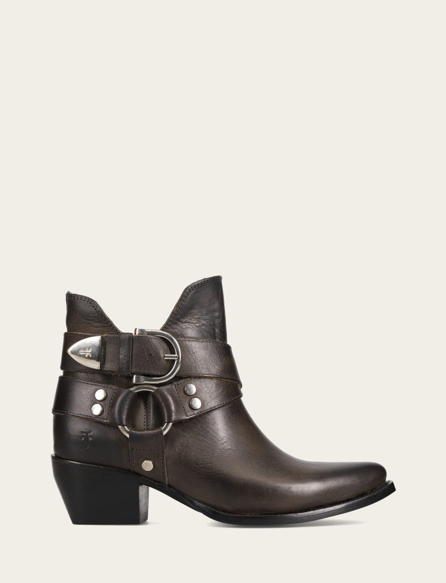 Steel Booties Frye Women's Steel Sacha Multi Strap Booties