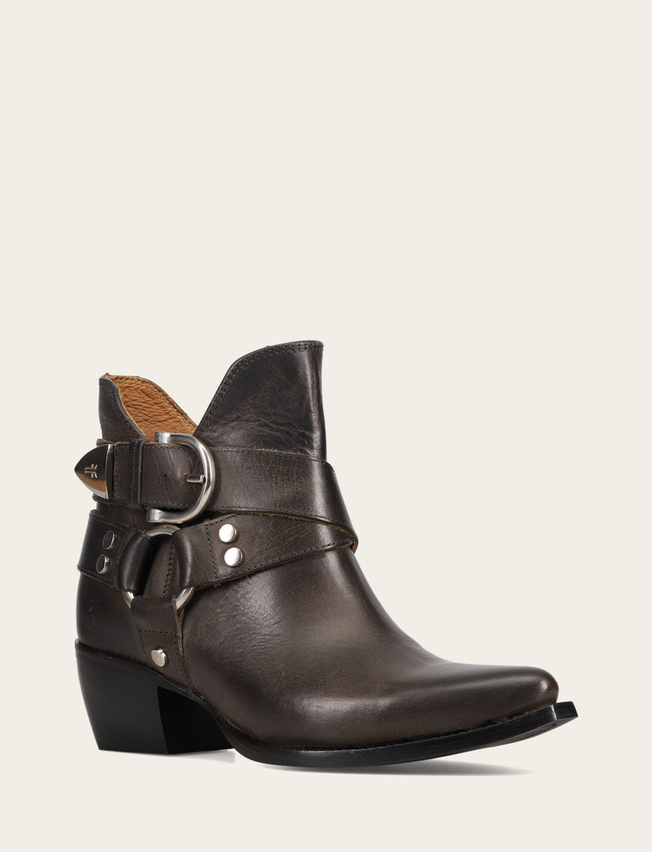 Steel Booties Frye Women's Steel Sacha Multi Strap Booties