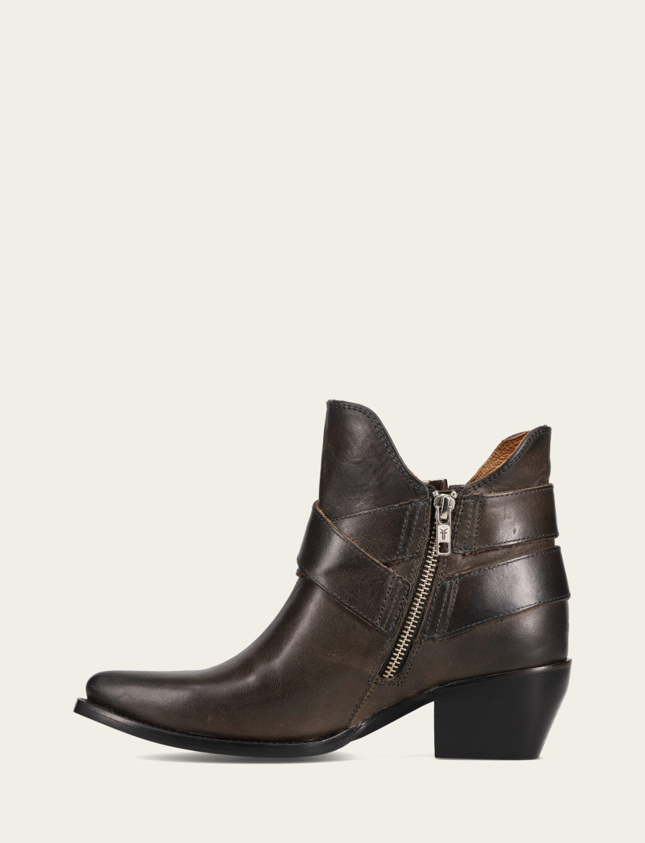 Steel Booties Frye Women's Steel Sacha Multi Strap Booties