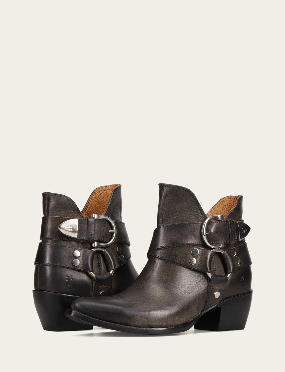 Steel Booties Frye Women's Steel Sacha Multi Strap Booties