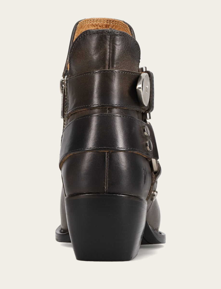 Steel Booties Frye Women's Steel Sacha Multi Strap Booties
