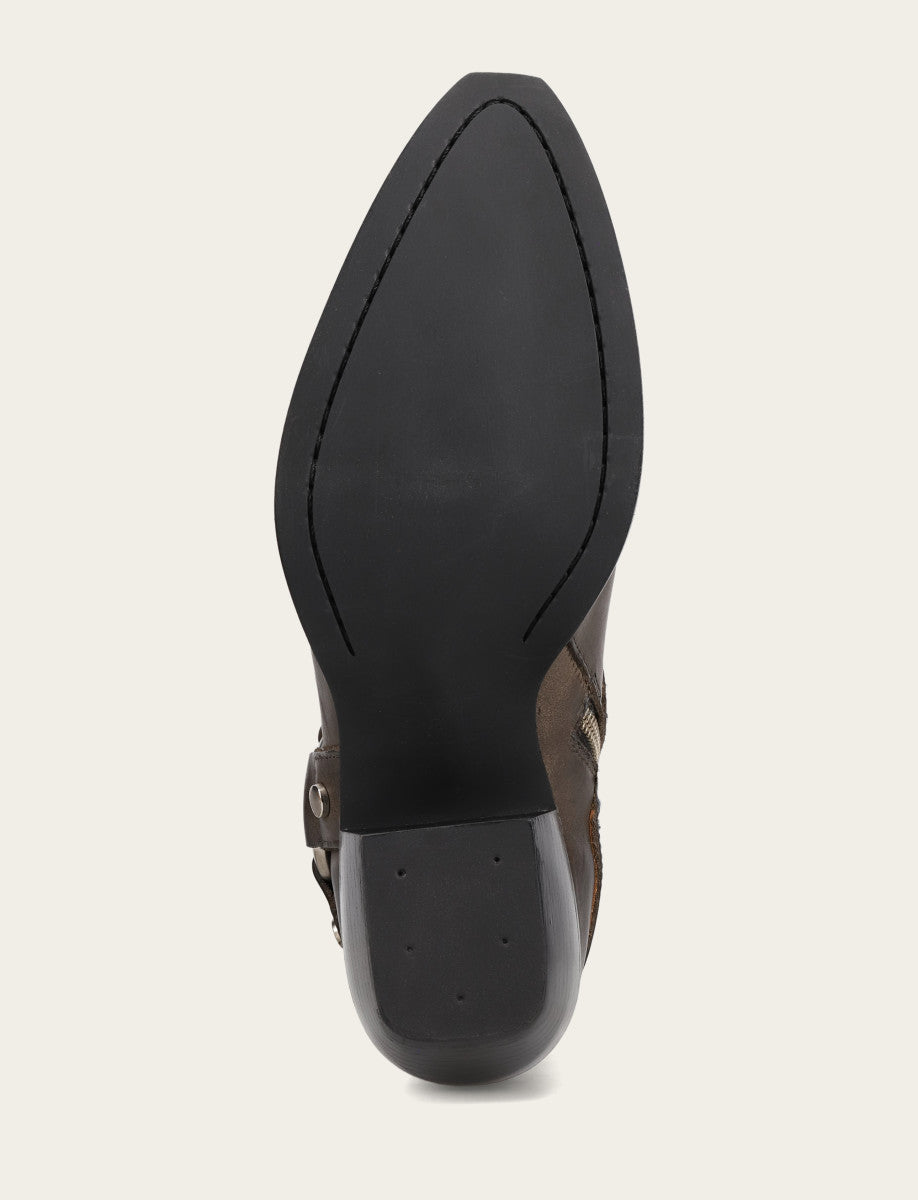 Steel Booties Frye Women's Steel Sacha Multi Strap Booties