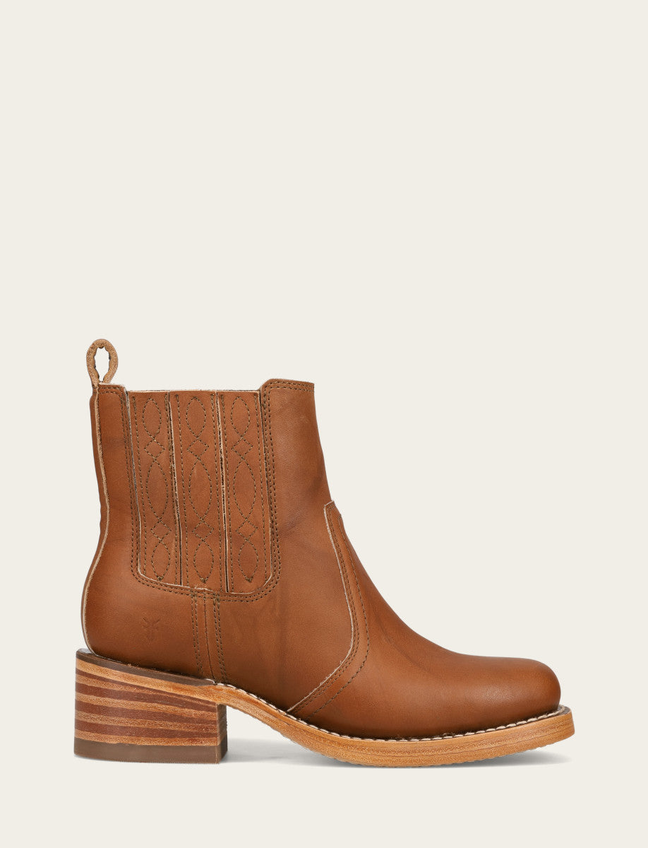 Saddle Booties Frye Women's Saddle Campus Chelsea Booties