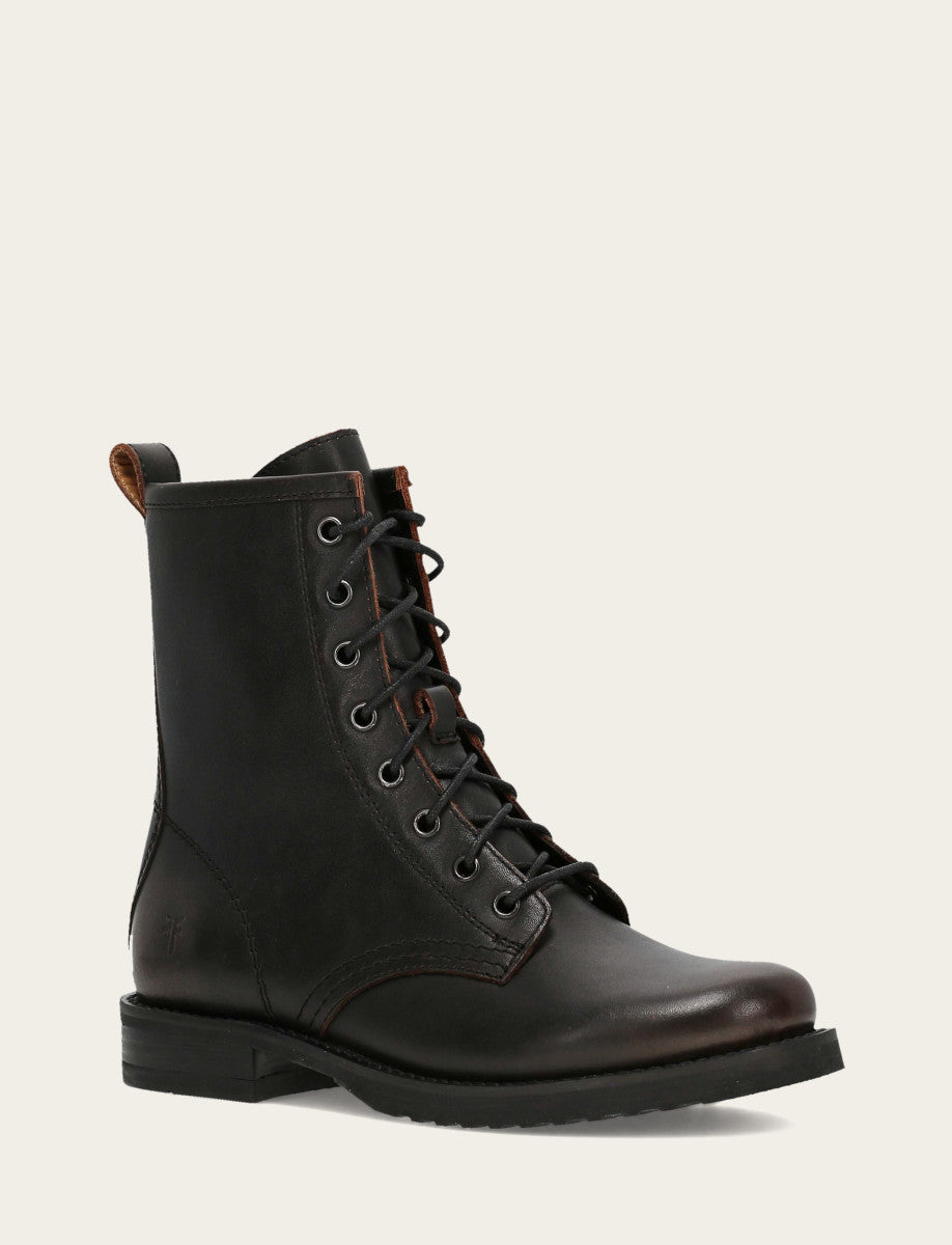 Antique Brown Booties Frye Antique Brown Veronica Flex Combat Boot
